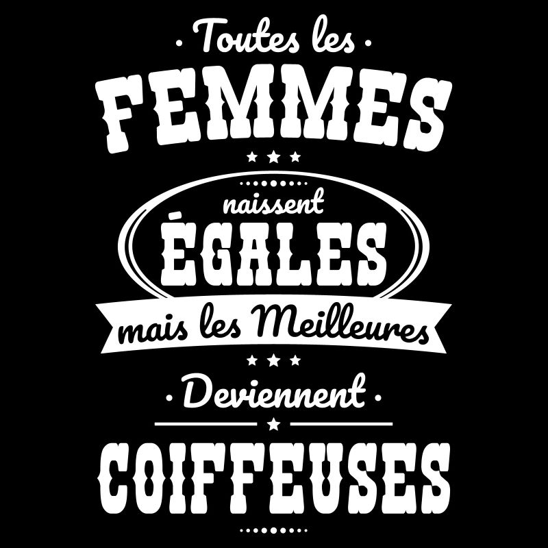 Femmes égales les meilleures deviennent coiffeuses
