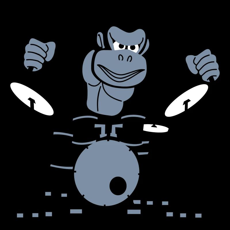 Drumming Gorilla