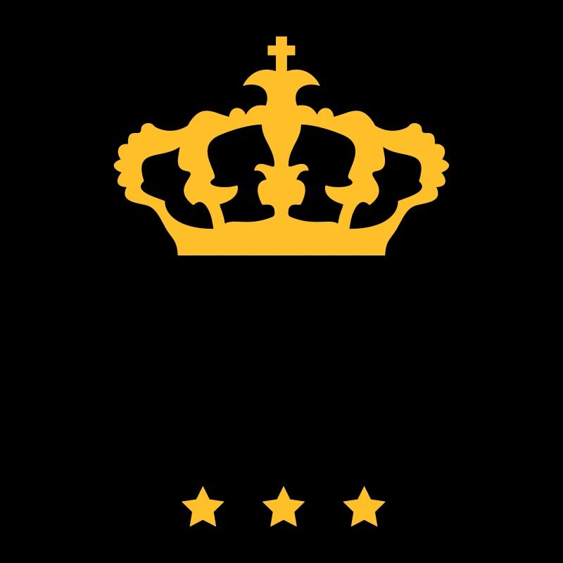 équipe de copains de roi couronne timbre logo memb