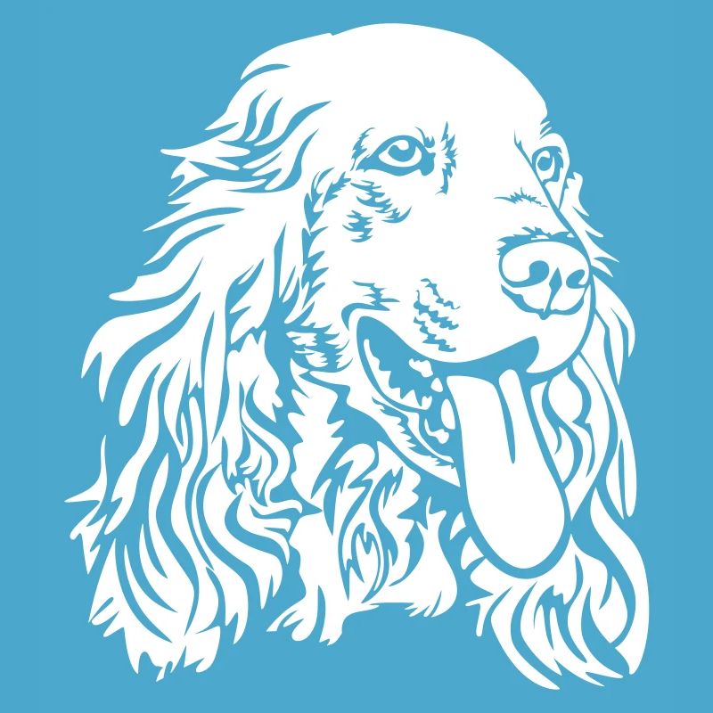 Cocker Spaniel Head "Black Edition"
