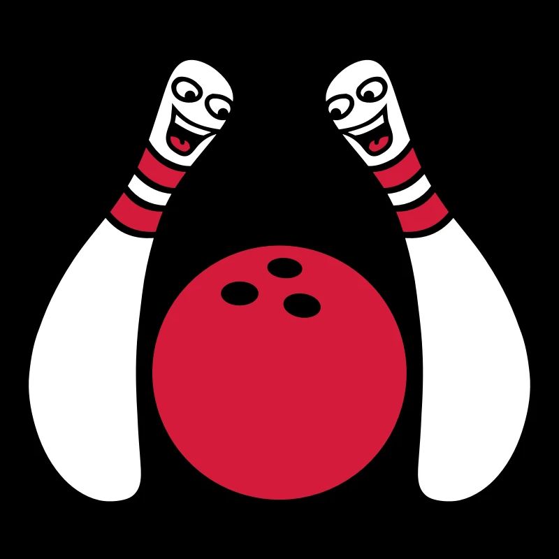 2 Cheeky Comic Bowling Pins