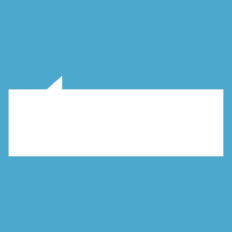 Speech bubble rectangle