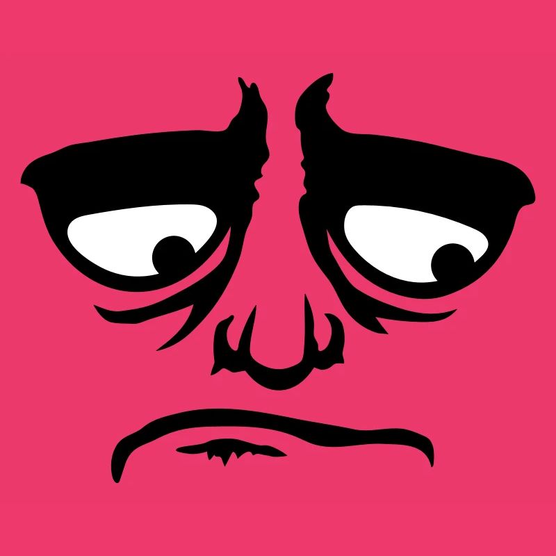 Grumpy sad disappointed face funny