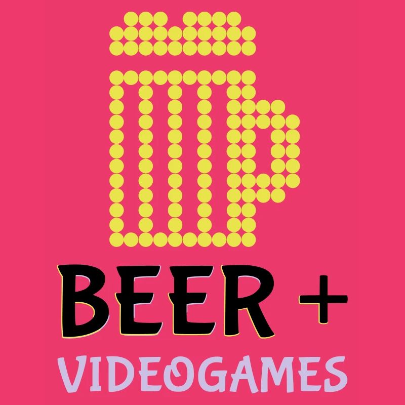 Pixel-Bier-Videospiele