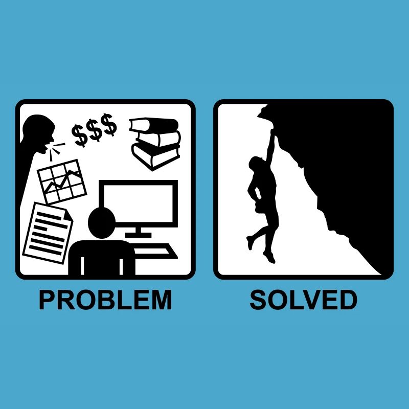 Climbing solves problems