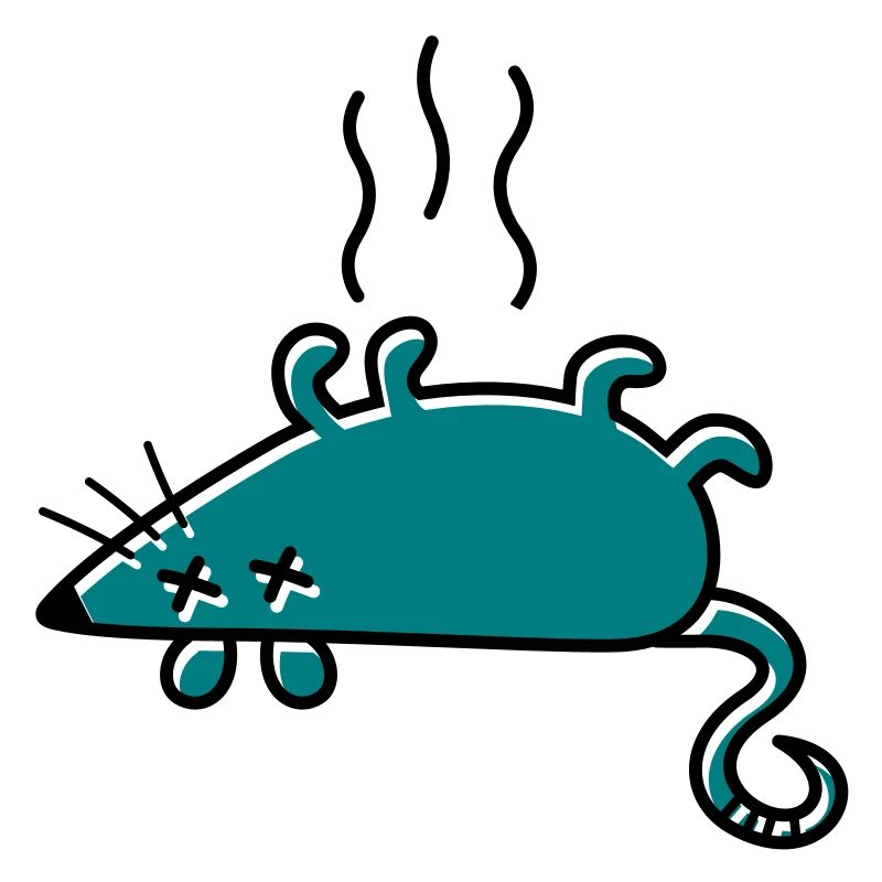 Une souris morte