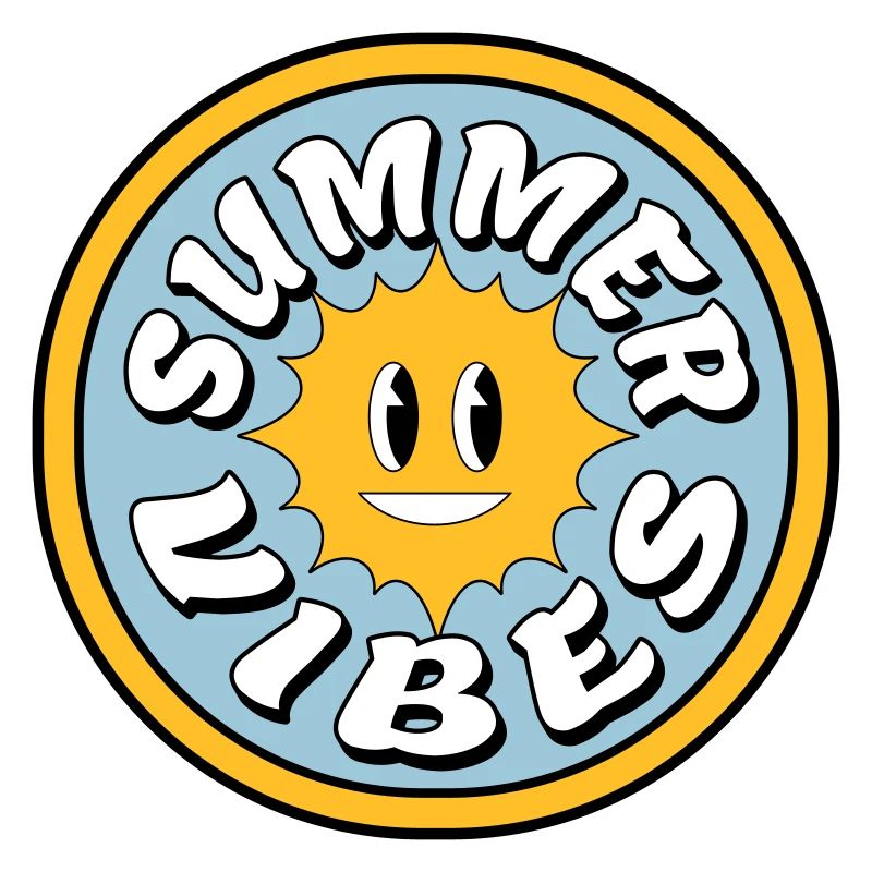Summer Vibes Retro – Vintage Sonne Groovy 