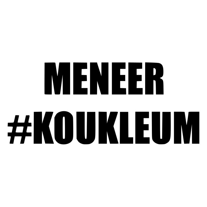 Mr. Koukleum For men who are cold *