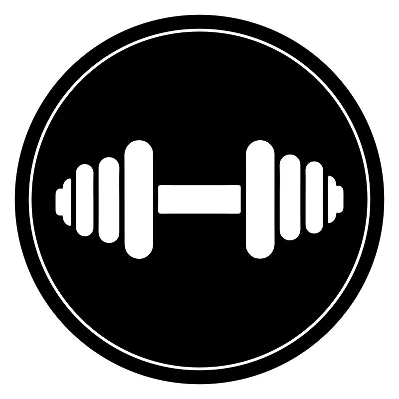 Dumbbell weights icon