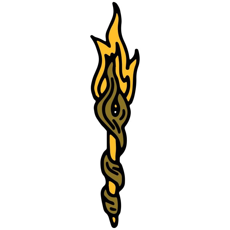 Magic wand torch wizard magic magician