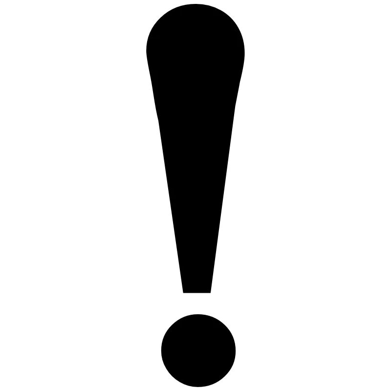 Exclamation point