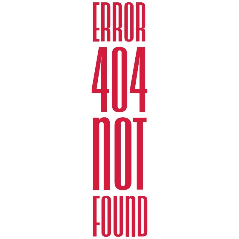 Error 404 not found