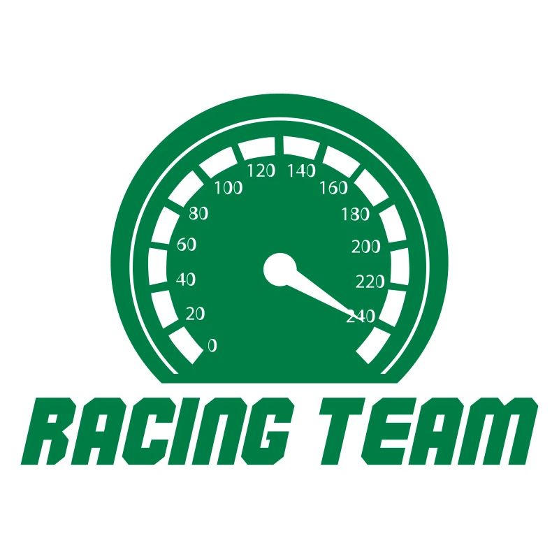 Graphismes du compteur de vitesse de l’équipe de course