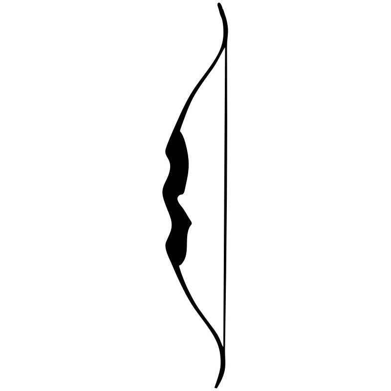 Recurve Bow (Bow and Arrow) Bogen 1C