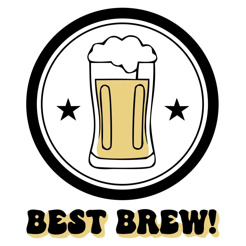 Cool Best Brew Beer Emblem