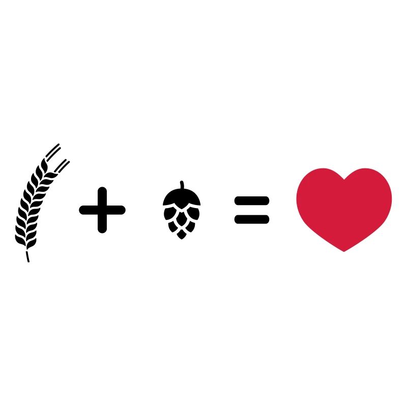 Weizen plus Hopfen gleich Liebe 2c