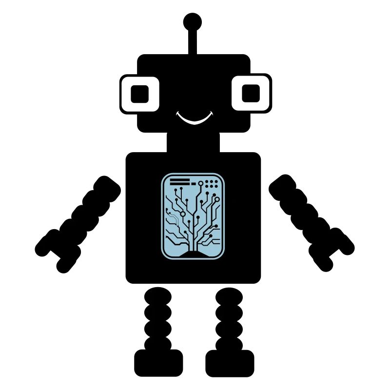Roboter Comic