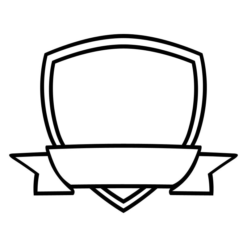 Bouclier de bannière vide