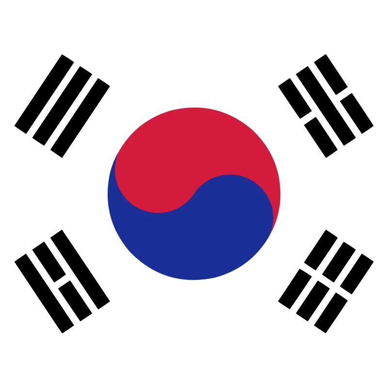 Drapeau Corée du sud / South Korean flag