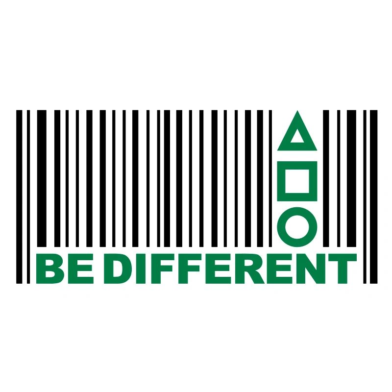 Be Different - Symboles - Barcode - code à barres