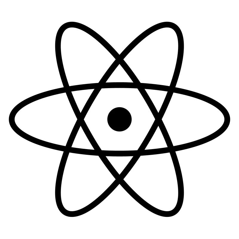 Atom Symbol Idee Geschenk Zeichen Physik