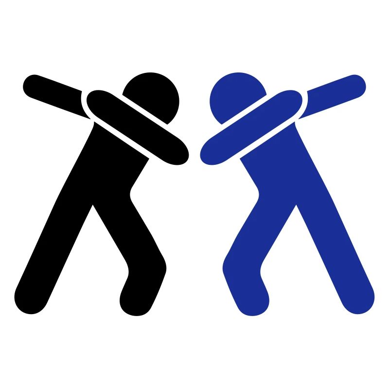 dabbing team man