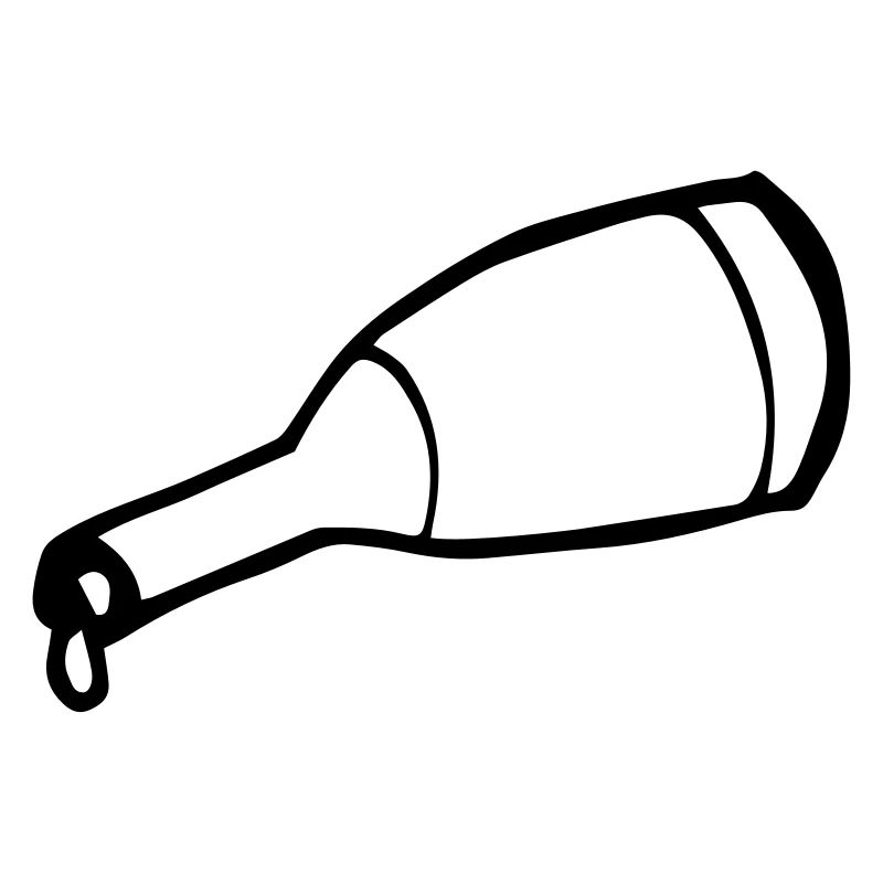 Flasche, ausgießen, Wein einschenken