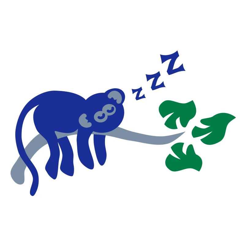 sleeping monkey