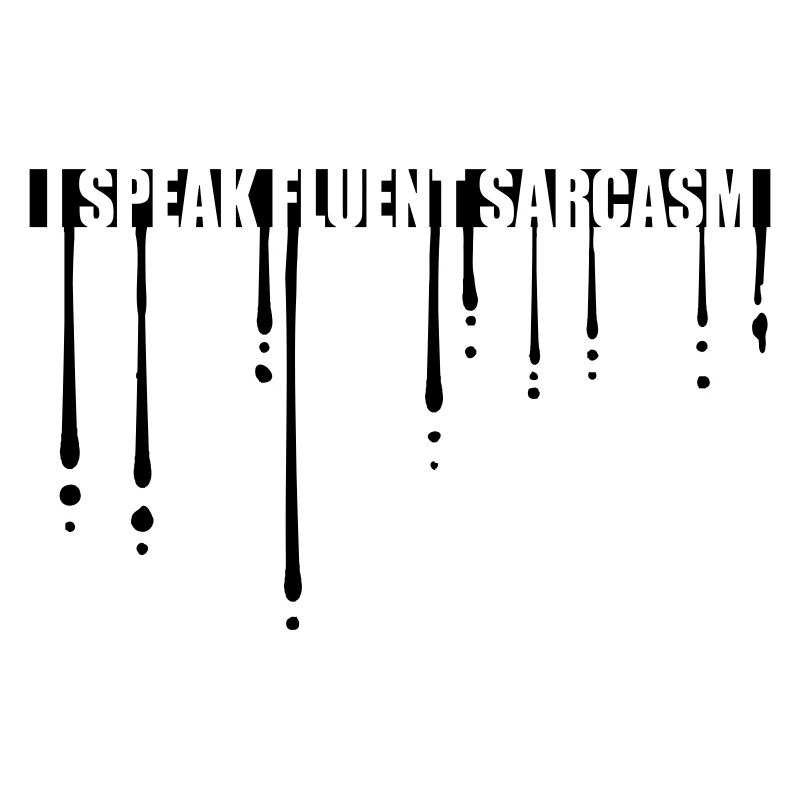 Graffiti gouttes de sarcasme