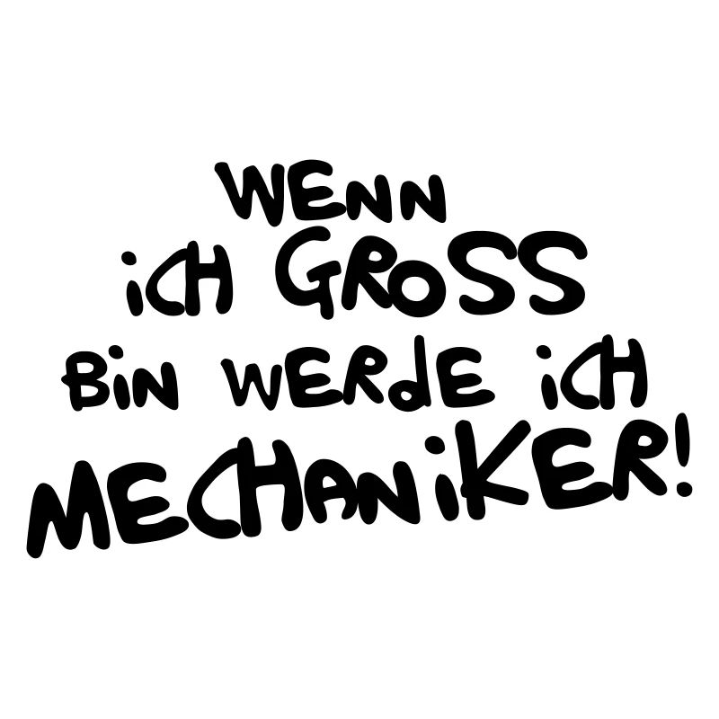 Ich werde Mechaniker!