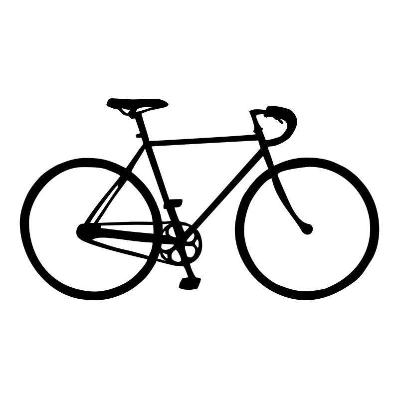 vélo, beachcruiser, vélo de course