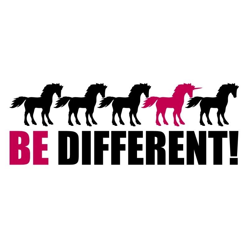 series be different unicorn horse pattern design u