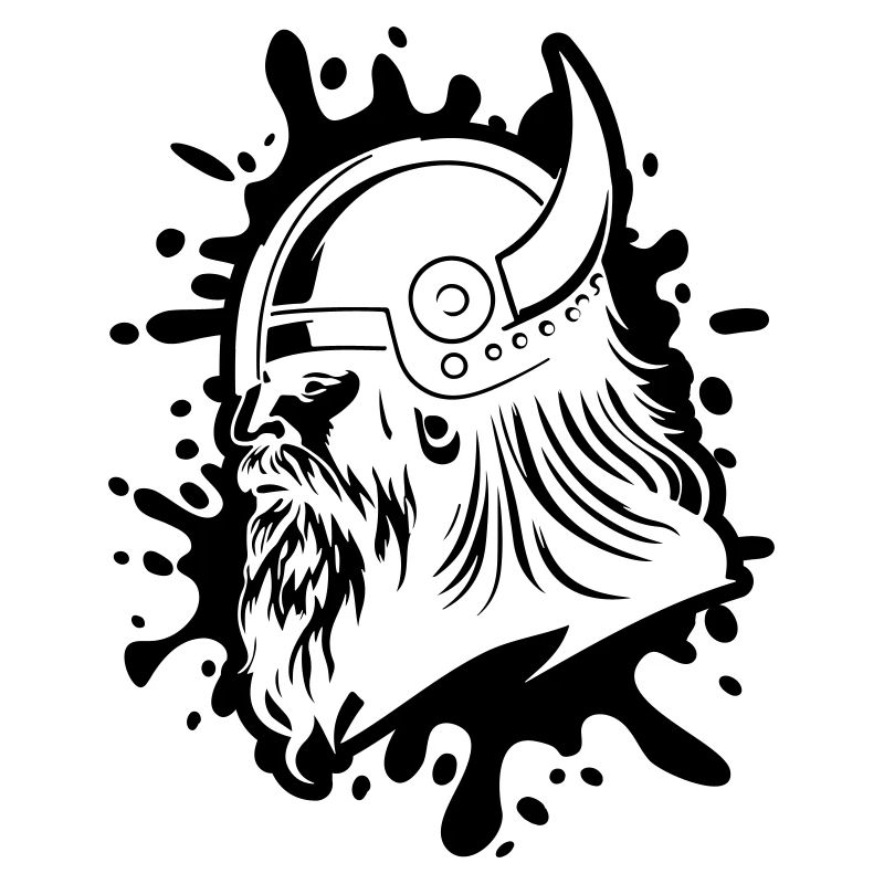 Wikinger Kopf Viking Krieger