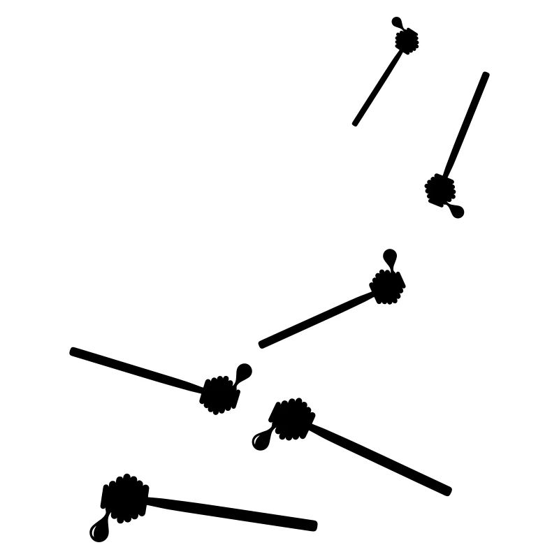Stick chisel symbol beekeeper honey