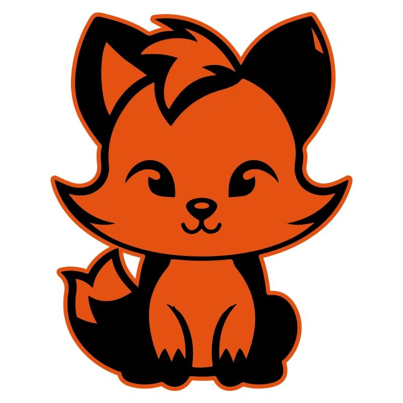 Renard mignon mignon bébé