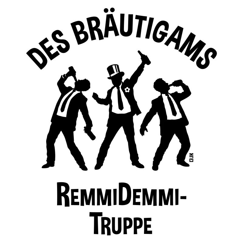 Des Bräutigams Remmidemmi-Truppe (JGA Bier Team B)