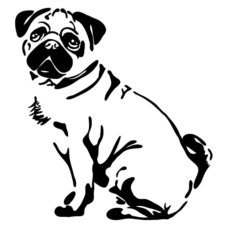Mopshond hond Mops Wilsigns