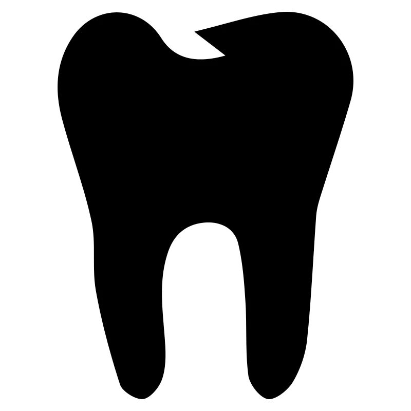 Symbole de l’icône de dent