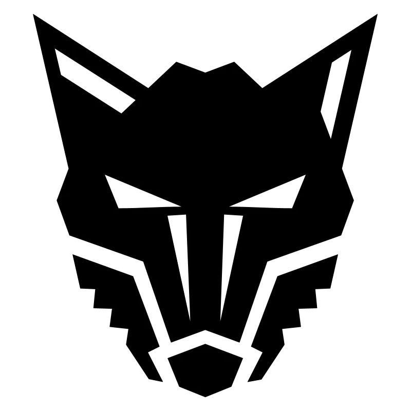 Wolf front Logo böser Blick