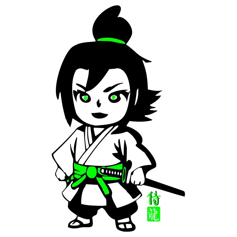 Kleiner Samurai 