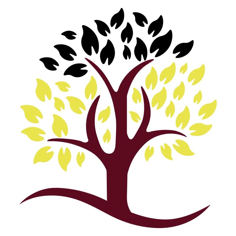 arbre 3 couleurs logo