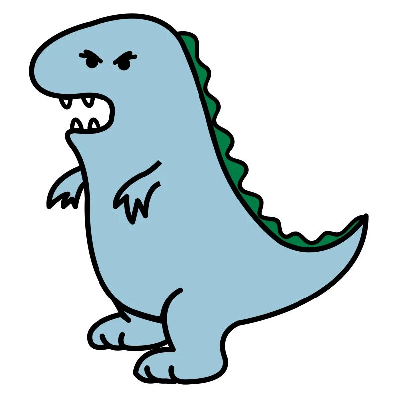 Dino en colère