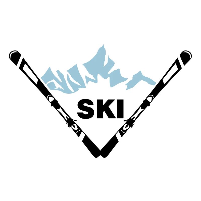Ski and mountain