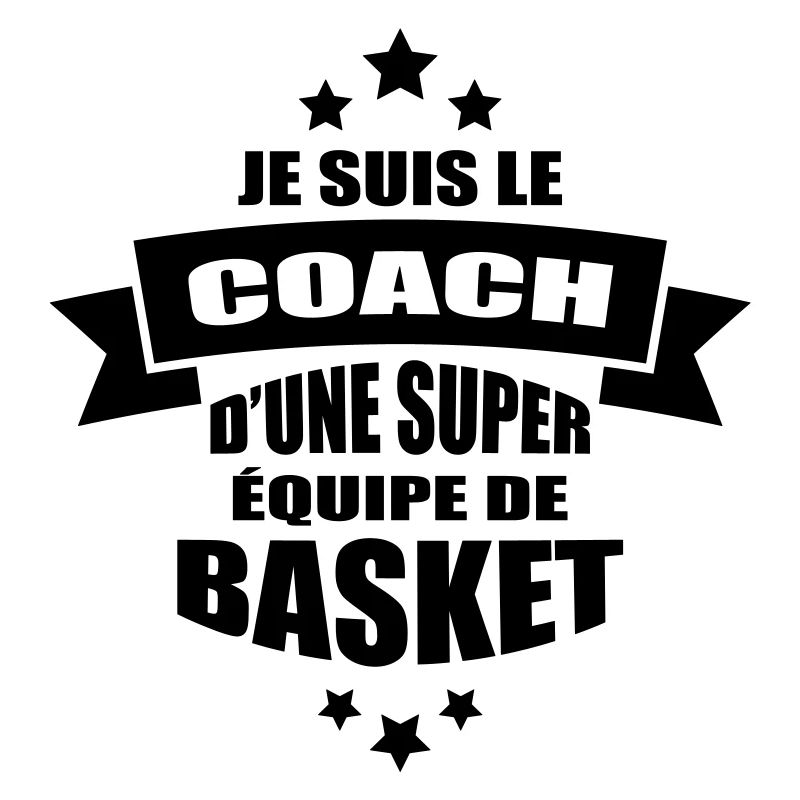 je suis le coach d'une super équipe de basket