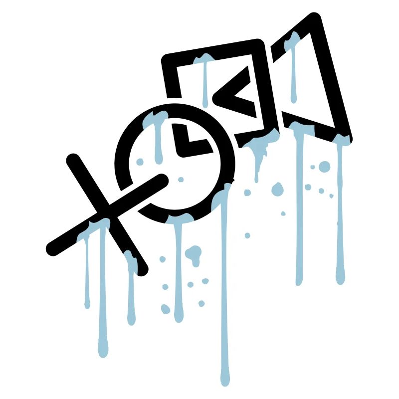wet drip graffiti controller silhouette cool X vie