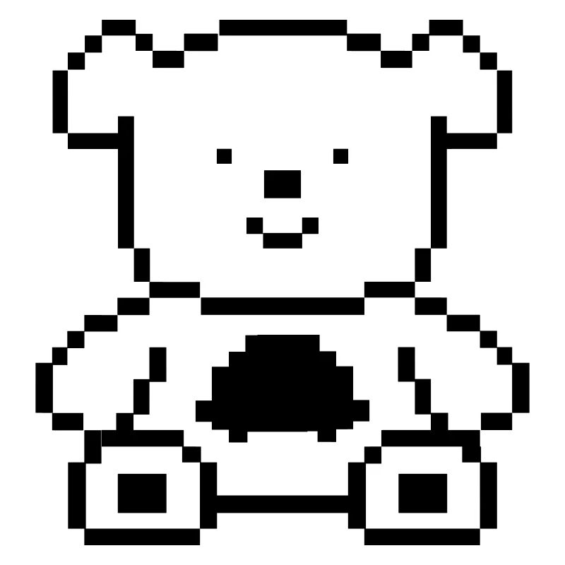 pixel bär