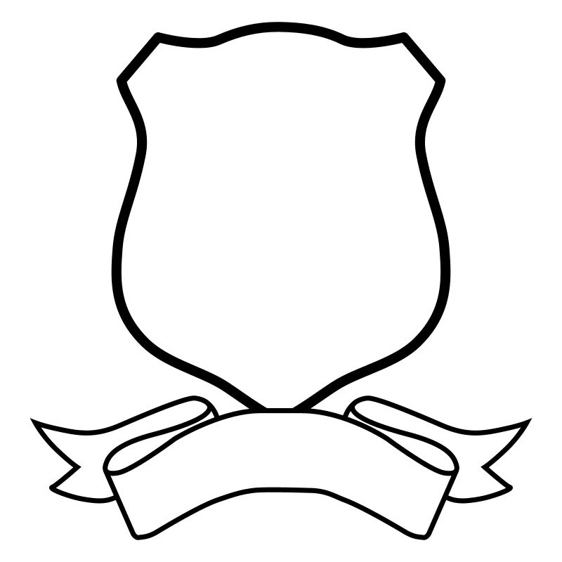 Badge and scroll
