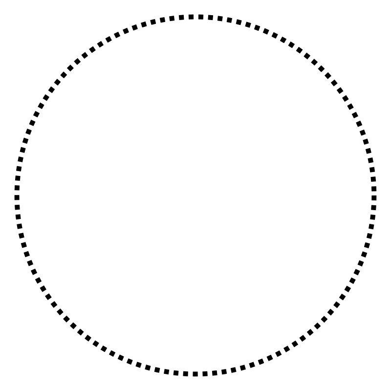 kreis gestrichelt