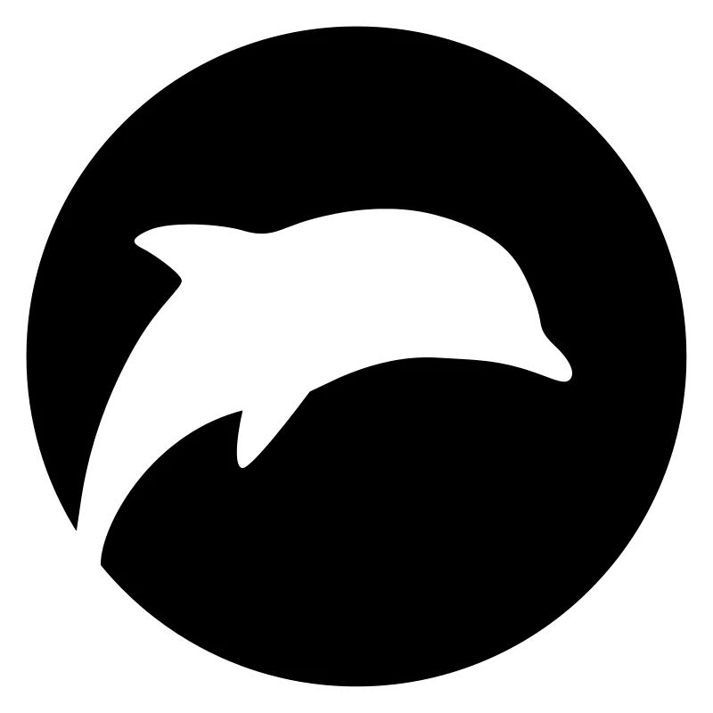Le dauphin au clair de lune