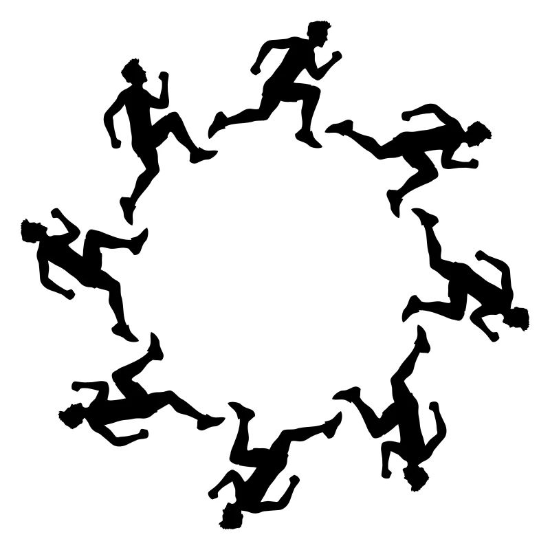 circle round crew team friends world trip button d